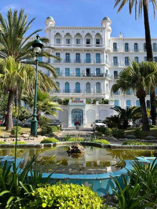 Beautiful Garden Apartment Steps From The Beach Menton Exterior photo