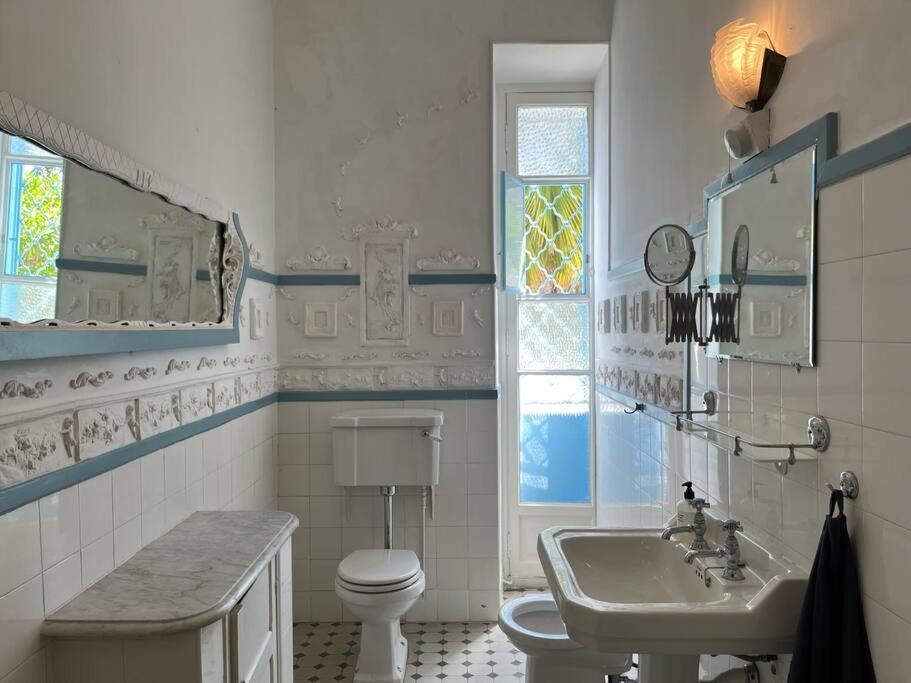 Beautiful Garden Apartment Steps From The Beach Menton Exterior photo